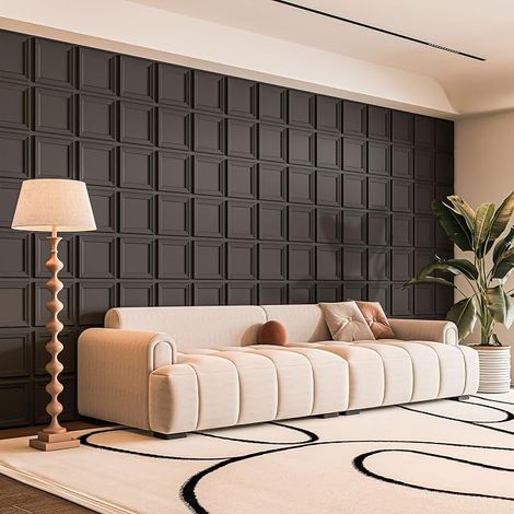 3D Textured Wall Panel PVC Decorative Wall Panel (1/4)