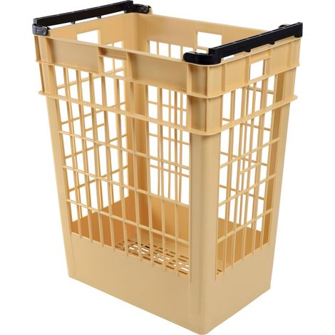MANNE A PAIN AJOUREE EN POLYPROPYLENE JAUNE 180L-L2G