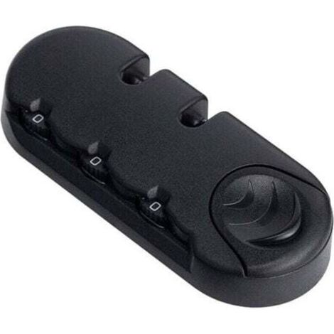 1 pièce noir 3 chiffres combinaison cadenas pour voyage bagages valise Code serrure fixe serrure antivol sac accessoires