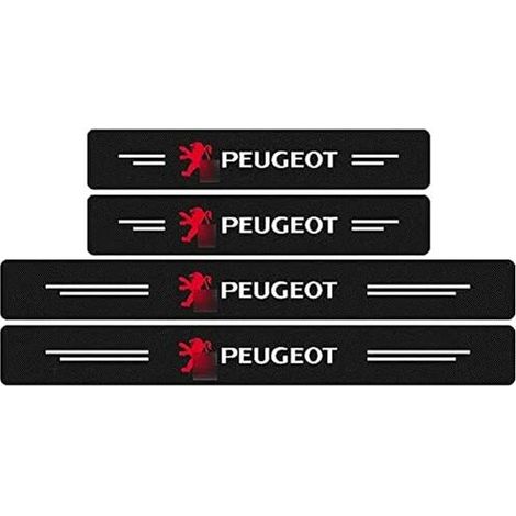 pezzi Soglie delle portiere in fibra di carbonio per auto, Soglie delle portiere in fibra di carbonio, Per Peugeot 107 108 206 207 308 307 508 3008, Accessori per lo styling dell'auto per soglie delle (1/5)