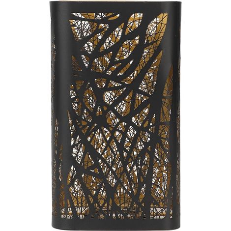 jour design en fer forgé ajouré amovible pour douille E27 (1/5)