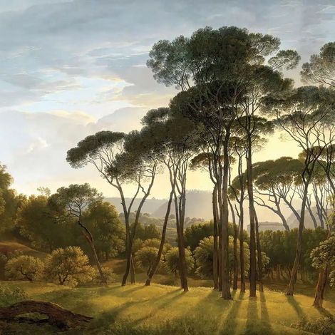 papier peint panoramique paysage italien vert - Sanders & Sanders (1/4)