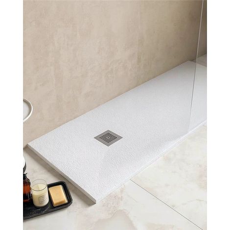 Exagonshop Piatto Doccia 80x180 Desio effetto pietra in