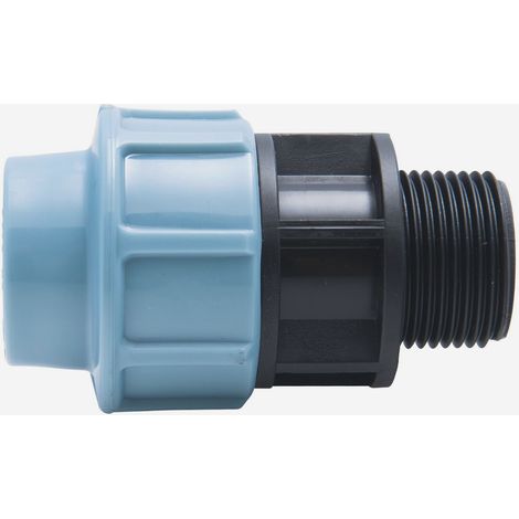 Jardibric – Raccord multicouche mâle 25/26x34 en polypropylène – Pression PN16 – Connexion étanche pour systèmes de plomberie (1/5)