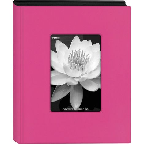 Albums Photo Mini Cadre Photo de Couverture Album (Lot de 24), Rose Vif, 4" x 6"