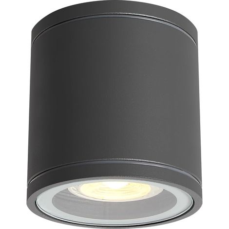 Spot LED 10 W, blanc chaud 3000 K, idéal pour les salles de bain, cuisines, jardins, salons et couloirs. (1/2)