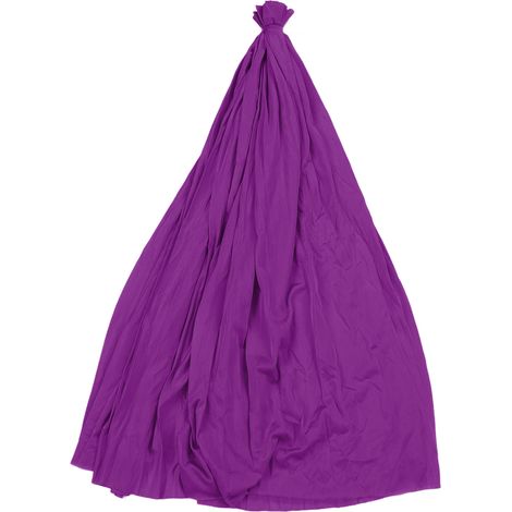 Hamac de balançoire de Yoga en tissu élastique, aérien volant pour professionnels et débutants, violet foncé (1/5)