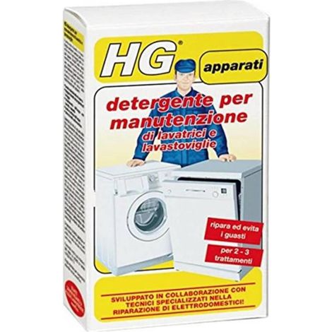 HG Detergente per manutenzione di lavatrici e lavastoviglie 2x100 ml