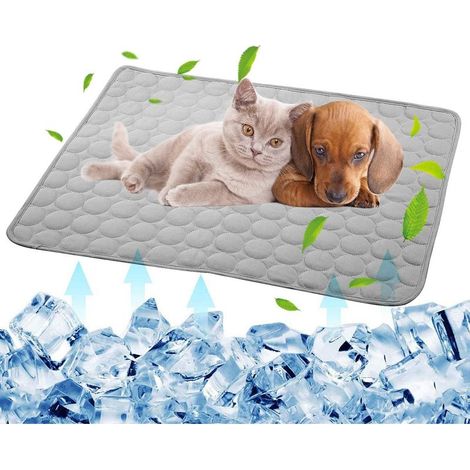 Kühlmatte für Hunde – Wasser- und stromlose Kühlung aus Nylongewebe – Für Hunde und Katzen – 70 x 100 cm – 1 Stück (1/5)