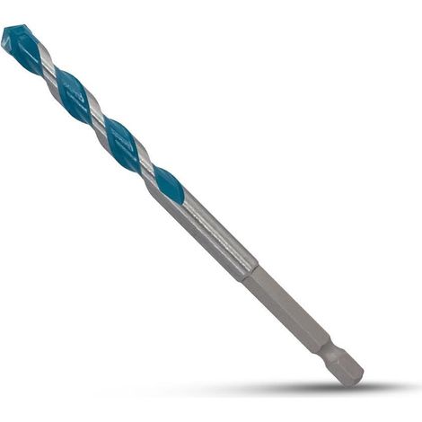 Punta da trapano MAKITA per multimateriale TCT attacco esagonale 1/4´´ 8x120 mm E-15045