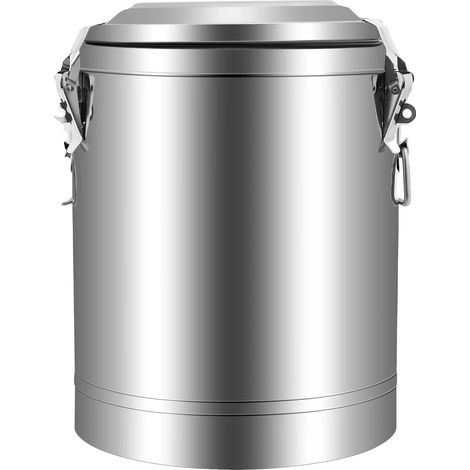 Conteneur Thermique, Design Isolé, Grande Capacité, Argent (1/2)