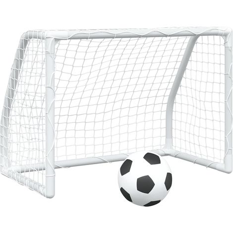 Fußballtore für Kinder 2 Stück mit weißem Ball