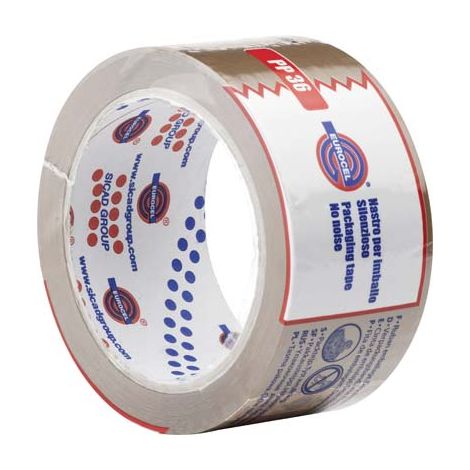 NASTRO IMBALLO AVANA SILENT PP36TB EUROCEL - PPL MM 50 ML 66- 36 pezzi