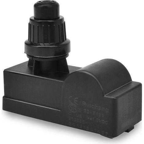 Grillfunkengenerator-Feuerstarter - Mit Druckknopf - Funktioniert mit AA-Batterie (1 Brenner, schwarz). (1/5)