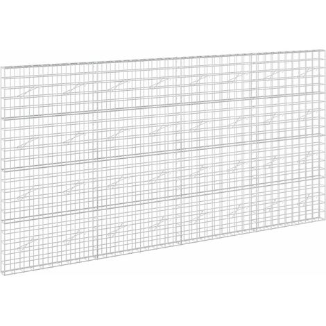 Gabione mit 5 mm Draht und 10x10 cm Maschen 400x10x200 cm vidaXL