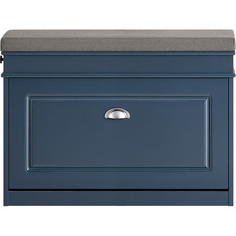 SoBuy Scarpiera salvaspazio Slim, portascarpe salvaspazio Regolabili Blu L75P24A52 cm FSR82-L-B