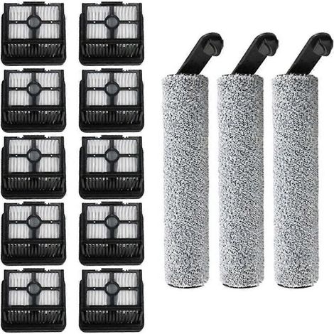 Pièces de rechange pour aspirateur eau et poussière Dreame H12 Pro/H12 Plus : brosse rotative souple, accessoires pour brosse rotative et filtre