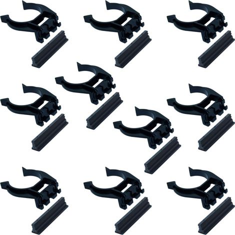 Cylingcolors - 10 Clip per Trapano a Forma di Coda di Albero, in plastica, per mobili, 28 mm, 34 mm, per Cucina, Bagno, Diametro 34 mm (Coda di Albero) (1/2)