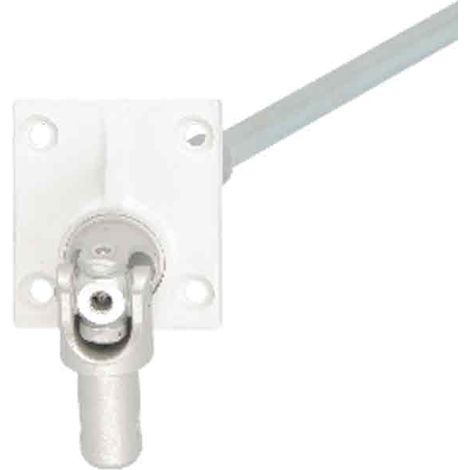 Sortie Caisson Volet Roulant Ø12mm-Carré 6mm Soprofen - Blanc (1/3)