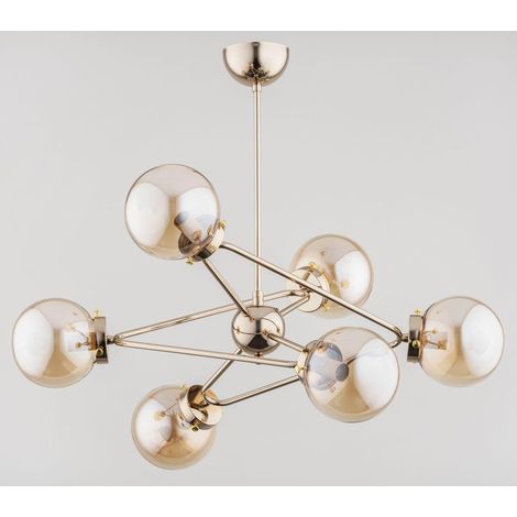 Alfa Resto 63069 Pendelleuchte Gold 66 cm Breite