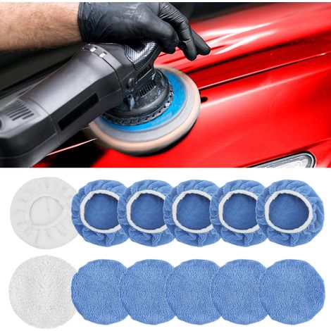 12 Pièces de Tampons de Polissage Microfibre pour Voiture, Camion, Moto et Bateau (1/5)