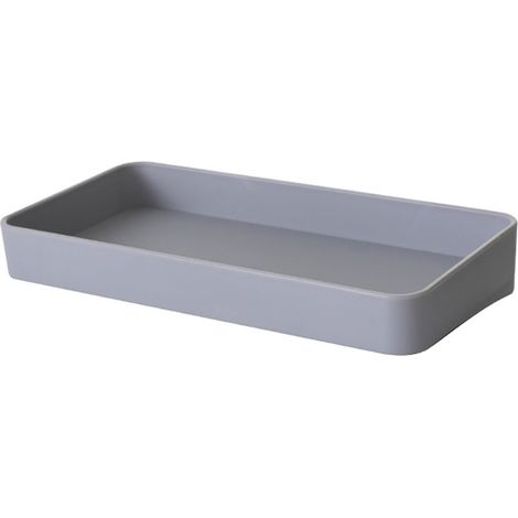 Panneau d'Organisateur Mural Adhésif avec Perforations Multiples pour Cuisine - Boîte Rectangulaire Grise (1/5)