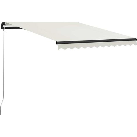 Maison Exclusive - Tenda da Sole Retrattile Manuale con LED 300x250 cm Antracite (1/5)