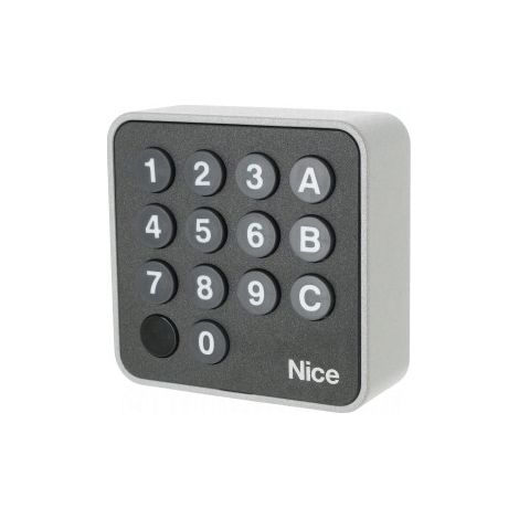 Nice – Clavier électronique à code sans fil – Portée 200m – Installation sans câblage – Capteur de luminosité – EDSWG (1/3)