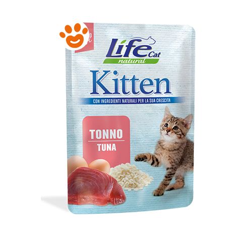 Life Cat Natural Kitten Tonno - Life Cat Natural Kitten Tonno - Bustina Da 70 Gr