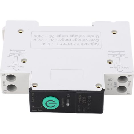 Disjoncteur intelligent Zigbee Tongou Graffiti 90V-240V, interrupteur automatique mural, module TO-Q-SY2-JZT, protection circuit, compatible domotique, neuf. (1/5)