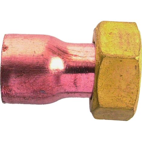 Raccord fer-cuivre 2 pièces douille cuivre 359GCL - 3/8" - 12 mm - DUMONT