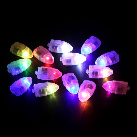 lot de 50 guirlandes lumineuses LED étanches pour lanternes en papier, ballons et décorations de mariage et de fêtes (couleurs variées). (1/5)