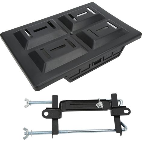 Hochleistungs-Batteriehalter für Auto und Boot mit verstellbarer Halterung, universell für 27, 30 und 31 Batterien (28 Fächer + 23 Halterungen) (1/5)