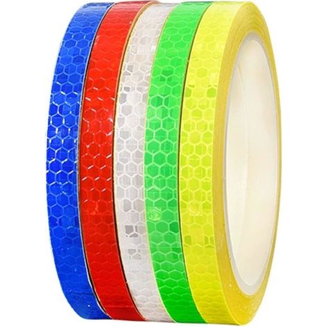 Online Store - Ruban réfléchissant autocollant, 5 rouleaux de ruban réfléchissant autocollant (1/5)