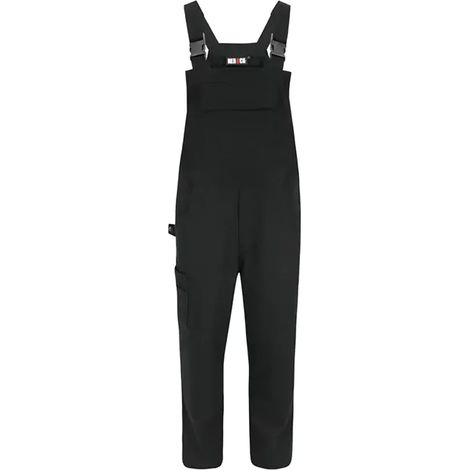 Salopette de travail homme Herock Ovius - Noir - 300 g/m² (1/5)