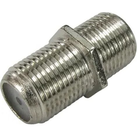 Adaptador F hembra  Gris (1/2)