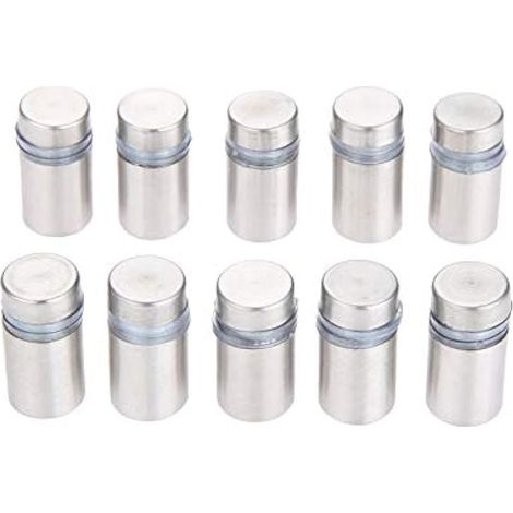 10 vis Boulons d'écartement 12x20mm Acier inoxydable Clous publicitaires Vis cylindriques