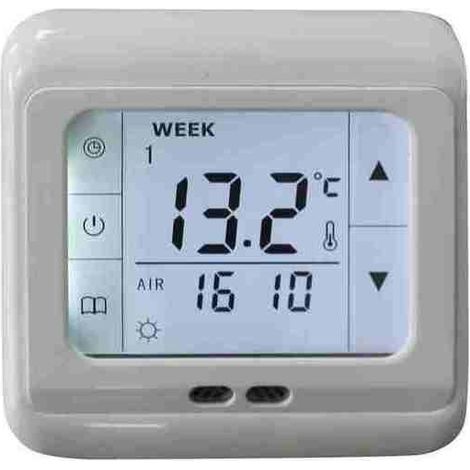 Thermostat numérique pour tapis chauffant pour salle de bain TFT (1/2)