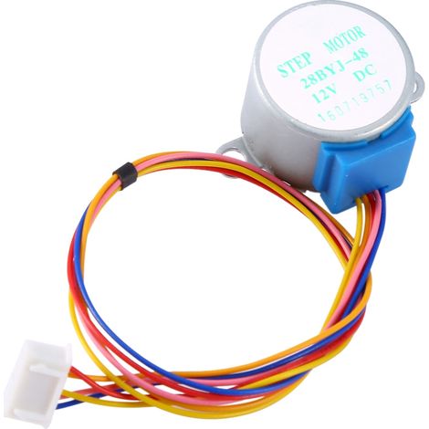 1 x 12V 4-Phasen 5-Draht-Schrittmotor 28BYJ-48-12V für DIY-Projekte (1/5)