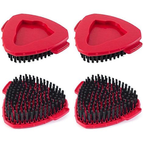 Brosse de nettoyage de sol rotative, brosse triangulaire en plastique, accessoires pour tête de balai O-Cedar Easywring (4 pièces) ( ) (1/5)