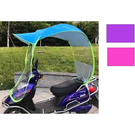 Copertura antipioggia per moto scooter bici cappotta parasole impermeabile