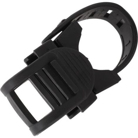 Support de lampe de poche pour vélo - - Réglable - Clip - Noir - Multifonctionnel (1/4)