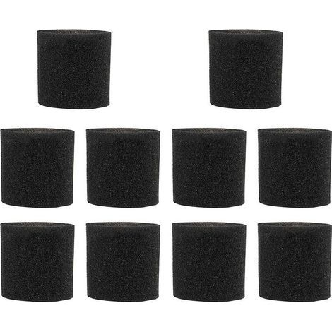 10 Paquet 90585 Manchon en Mousse VF2001 Filtre en Mousse pour Aspirateur Shop-Vac Vacmaster et Genie Shop (1/4)