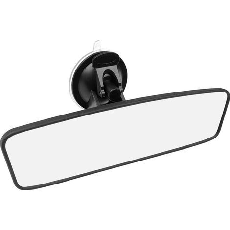 Innenspiegel für Pkw, SUV und Lkw, 24 x 6,5 cm, Weitwinkel-Einparkhilfe, verstellbar, mit Saugnäpfen, universeller 360° drehbarer Innenspiegel (1/5)