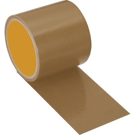 Gaffers Tape 8cm x 10 Meters, Ruban De Sol Gaffers Imperméable Sans Résidu Non Réfléchissant Facile À Déchirer Pour Intérieur Extérieur Photographie Câble, Marron (1/5)