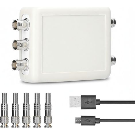 Beyamis Oscilloscope virtuel 5 canaux – Wi-Fi/USB, enregistreur, maintenance auto (1/5)