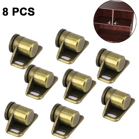 Loquet magnétique pour porte de placard avec aimants pour fermeture de porte de placard (1/5)