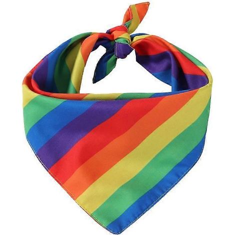 Bandana arc-en-ciel pour chien, chat et chiot - Accessoires de toilettage pour animaux de compagnie 2021 (1/4)