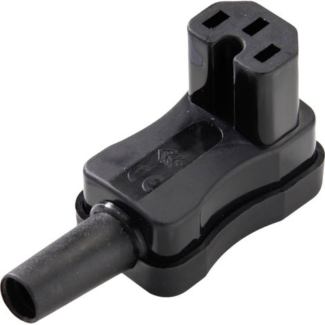 Martin Kaiser 797/sw Connectique pour appareils chauffants mâle, coudé 10 A noir 1 pc(s) Q814443