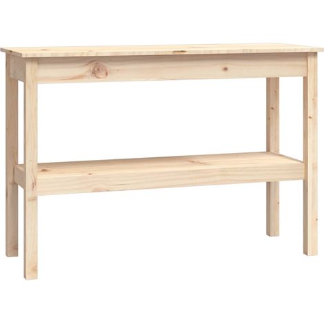 Maison Exclusive - Mesa consola madera maciza de pino 110x40x75 c (1/5)